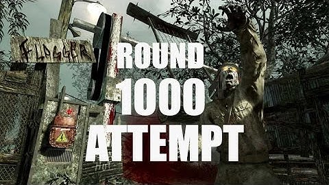 SHI NO NUMA ROUND 1000 ATTEMPT FAILS! I SUCK! (Call of Duty World at War Zombies)
