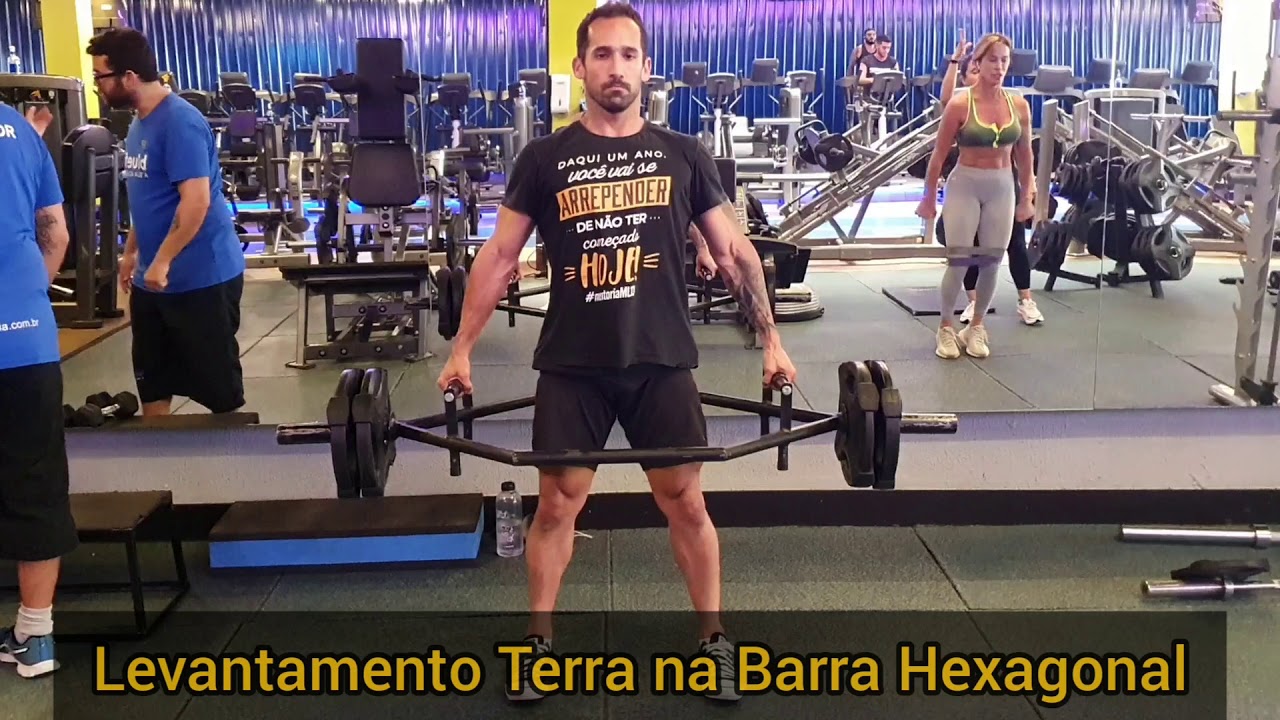 Os melhores exercícios para fazer com a Barra Hexagonal