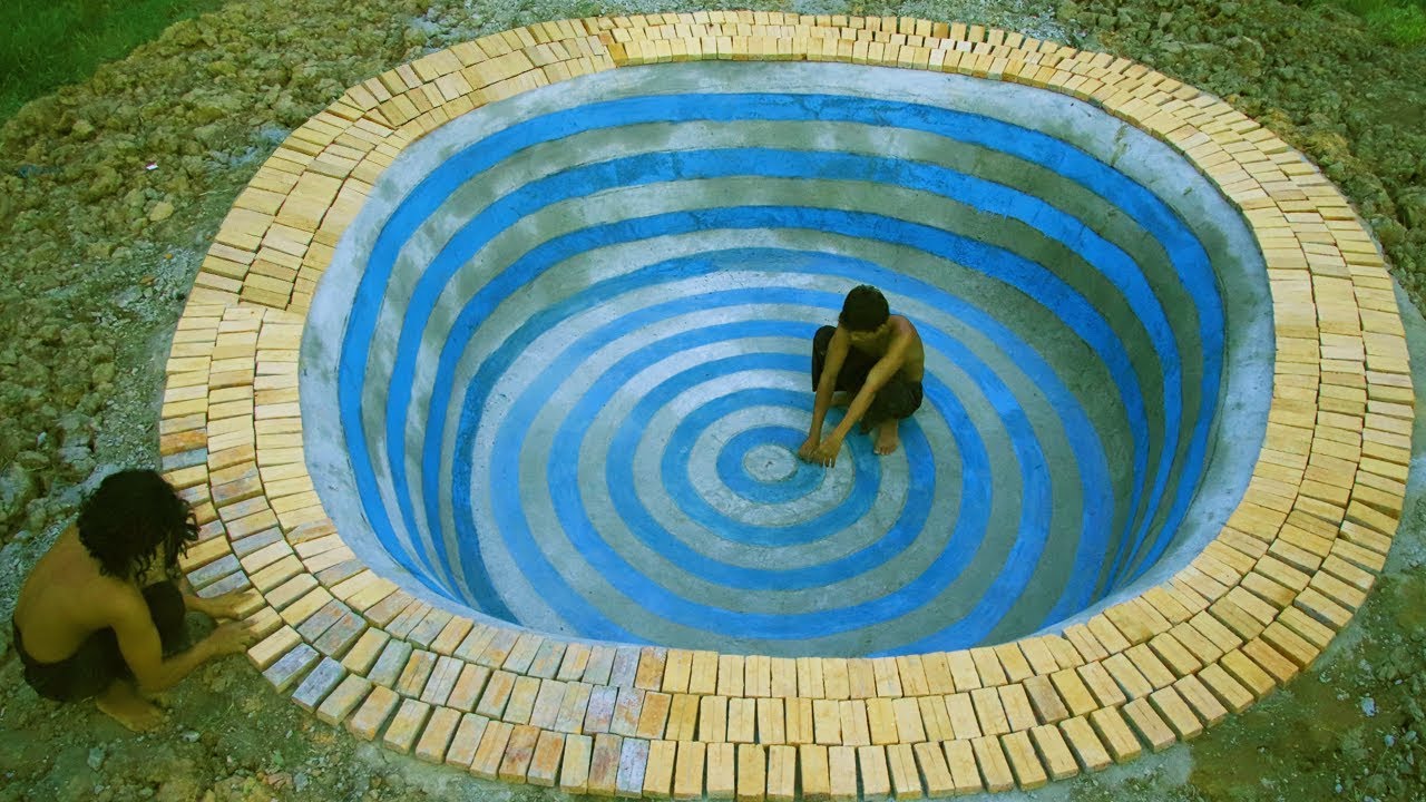 Build Circle Swimming Pool (part 1) YouTube — free download