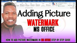 How to Add Picture Watermark in Microsoft Word | Step-by-Step Guide in Microsoft Office