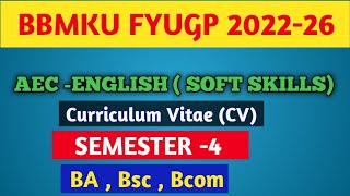 Curriculum Vitae ( CV ) || AEC - environment ||  soft skills screenshot 2