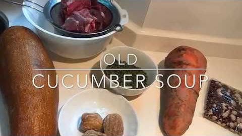 How to boil Old Cucumber Soup(Lou Wong Kua Tong)