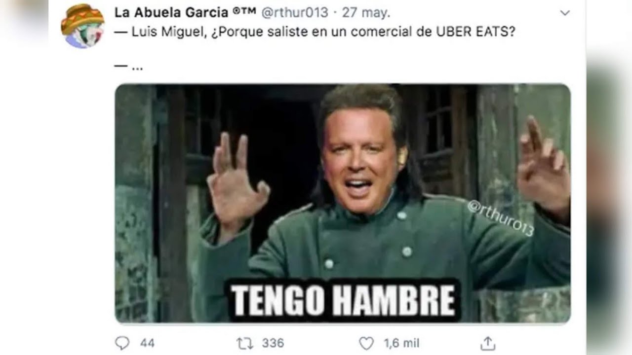 Luis Miguel para Uber Eats ¡Y estallan los memes! - YouTube