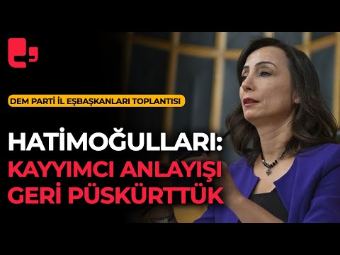 DEM Parti Eş Genel Başkanı Tülay Hatimoğulları, il eşbaşkanları toplantısında konuştu