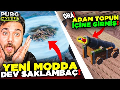 YENİ MODDA SAKLAMBAÇ! ADAM TOPUN İÇİNE GİRMİŞ! PUBG Mobile