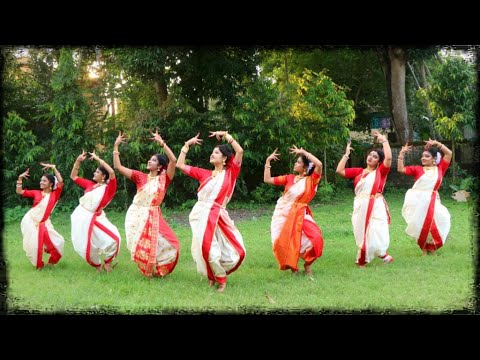  Aaj Baaje Mono Majhe  Dance Cover  Durga Sohay  Somchanda  Bickram Ghosh  Ajbajemonomajhe