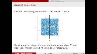 Machine Intelligence 2 tutorial 5 Infomax ICA pt 1/5 Recap ICA