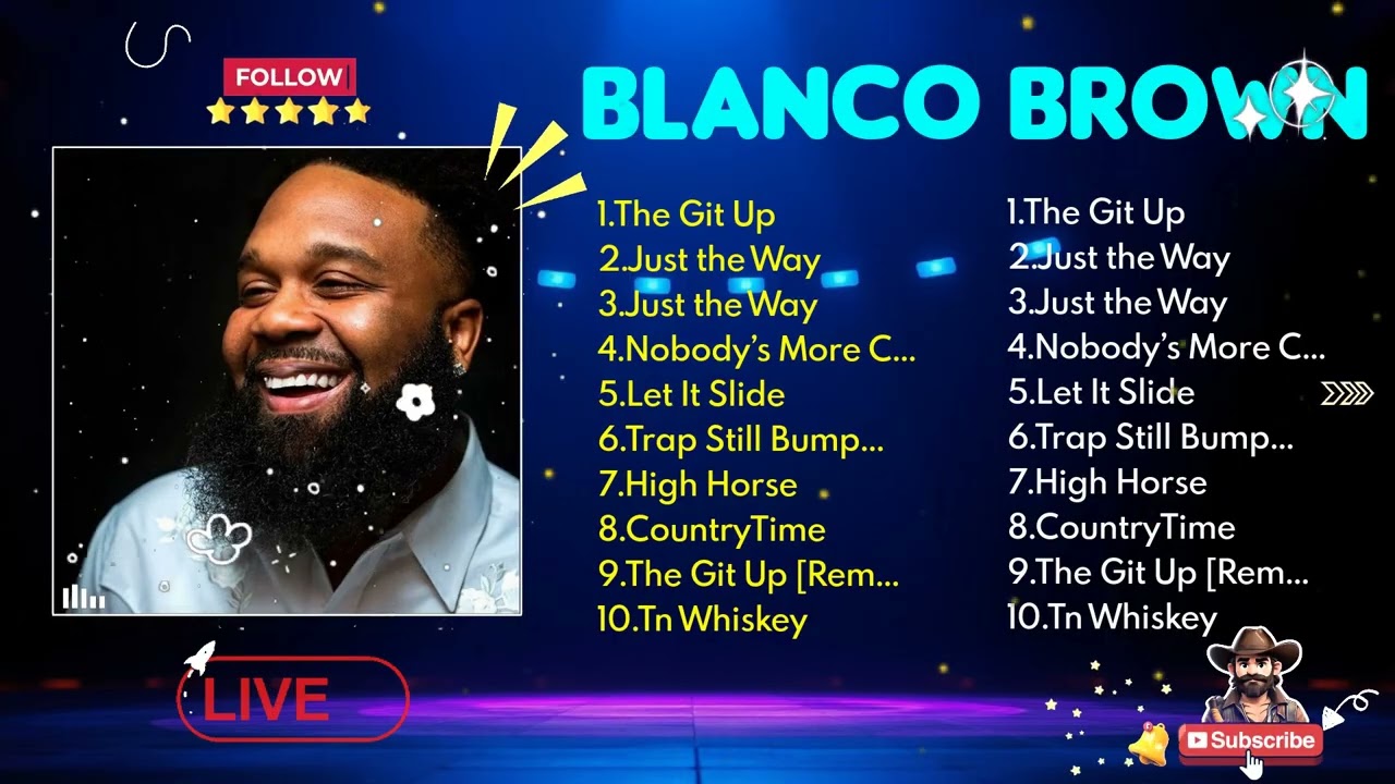 Country Vibes 2025 | Songs ft. Blanco Brown 🎸