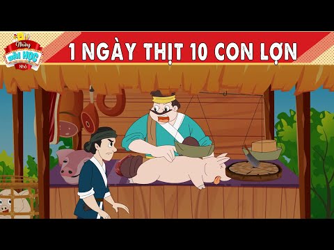 1 NGÀY THỊT 10 CON LỢN – Phim hoạt hình – Những bài học nhỏ -Truyện cổ tích – Tổng hợp phim hay 2024 2023 mới nhất