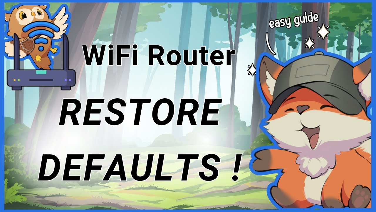 How To Router Reset | Restore Defaults, Reconfigure WiFi, Secure Your ...