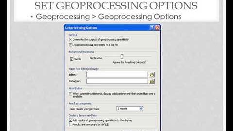 GEOG 2700 Lecture 11 - Model Builder
