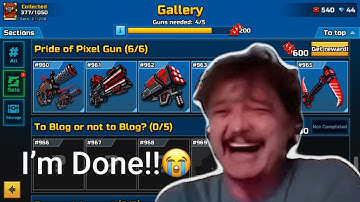 Finally unlocked the VETERAN set! (I’m done grinding!) - Pixel Gun 3D