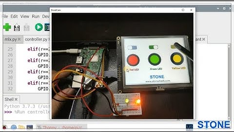 LEDs controller using TFT Display(Stone-HMI)