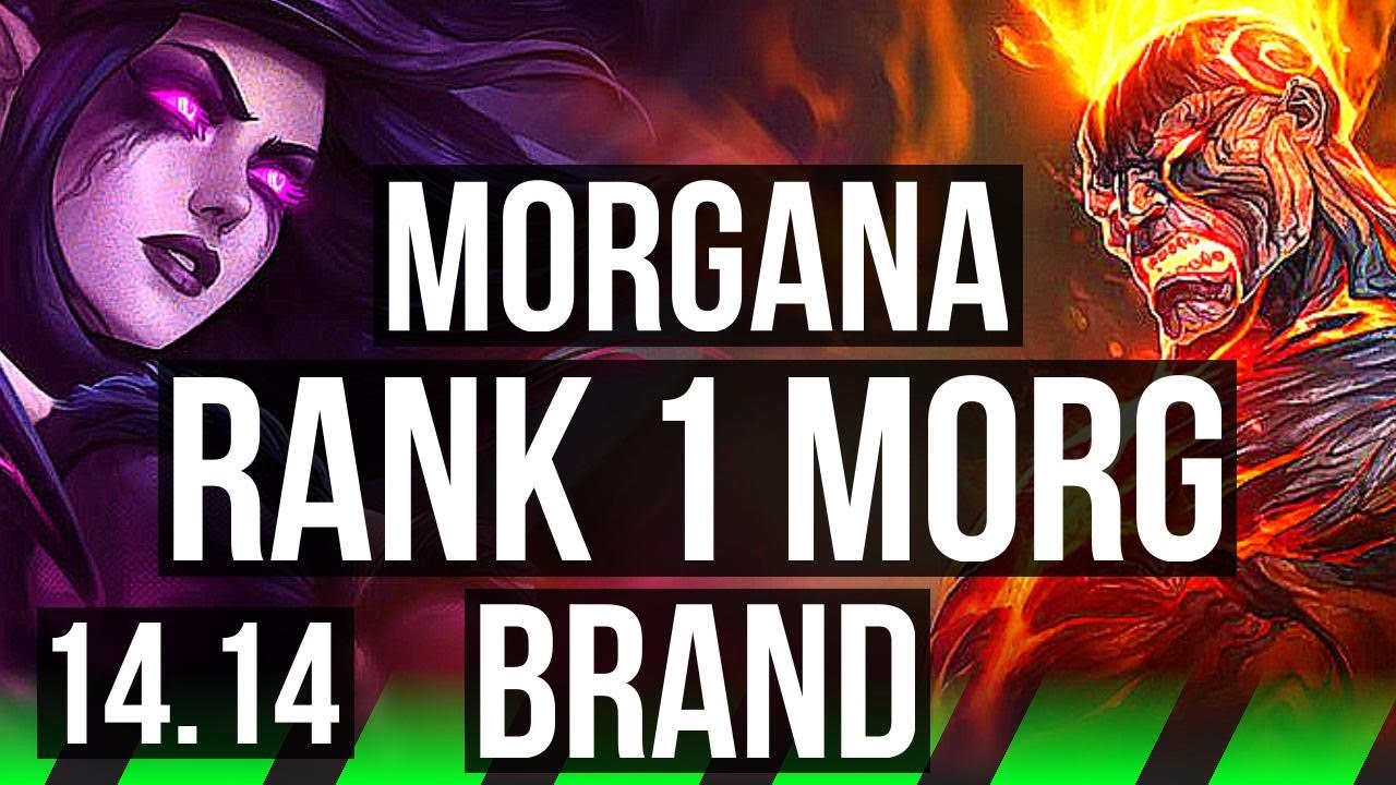 MORGANA vs BRAND (JGL) | Rank 1 Morg, 1/1/7 | EUW Challenger | 14.14