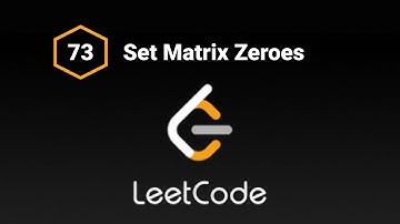LeetCode 73 - Set Matrix Zeroes (Javascript)