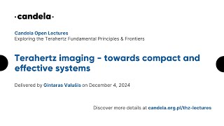 Gintaras Valušis "Terahertz imaging - towards compact and effective systems"