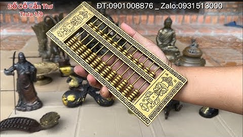 Bàn tính như ý _ Quan Công Bằng Đồng _ Tượng Đồng Xưa. Trưa 1/9 #đồcổcầnthơ #đồcổ