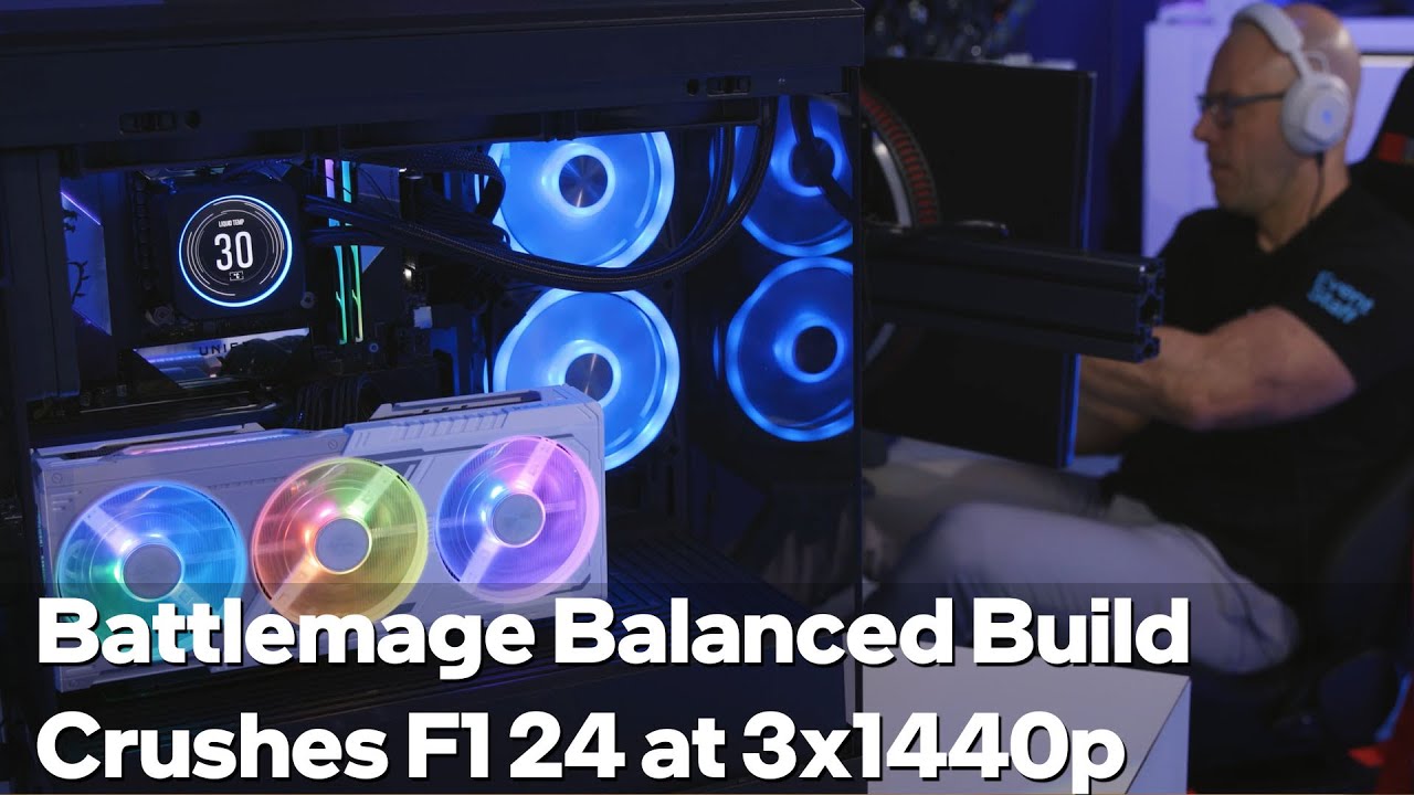 Intel Arc B580 GPU Powering Triple Monitor Racing Sim Rig | Talking ...