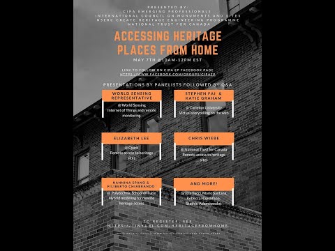 CIPA EP Webinar 1 Accessing Heritage Places From Home AHPH Part 01 07 05 2020