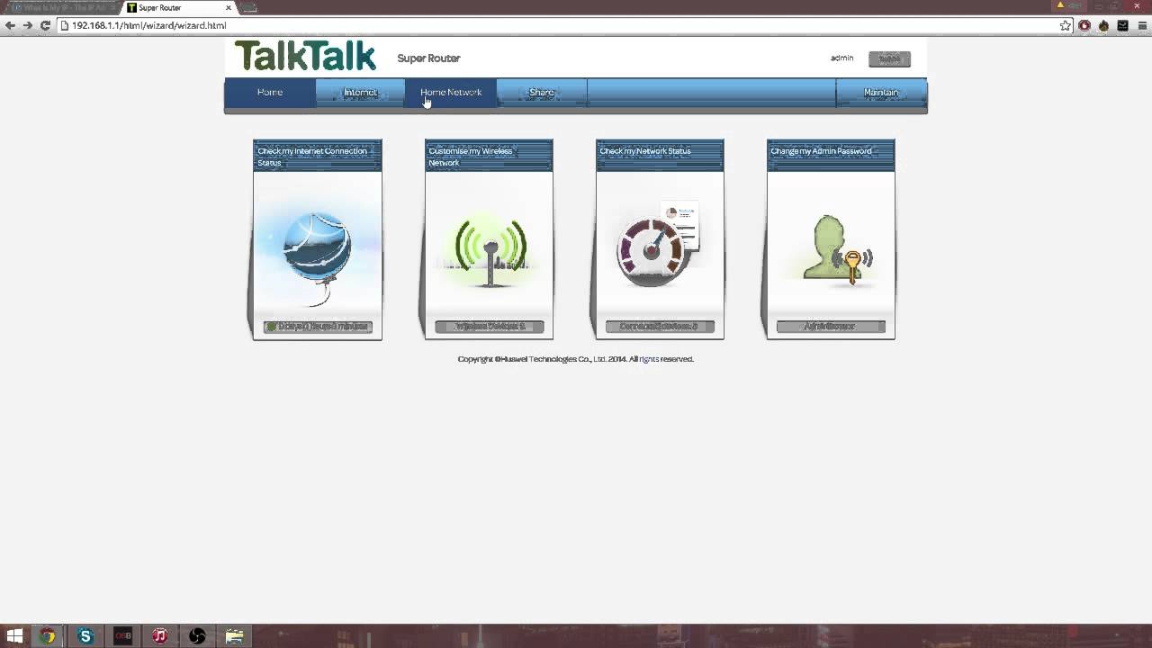 Talktalk wireless router connection