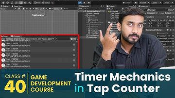 Game #1 - Tap Counter #11 - Timer Mechanics in Tap Counter | Unity3d Game Development Course