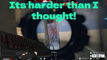 CONTROLLER Rainbow Six Siege Player Tries KEYBOARD & MOUSE for the first time...