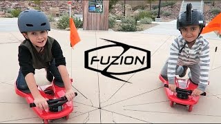 Fuzion Spinner Shark Kneeboard Best Kid Toy Scooter Phillips Fambam Fuzion Scooters Youtube
