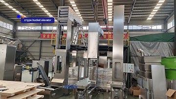 z type bucket elevator video display