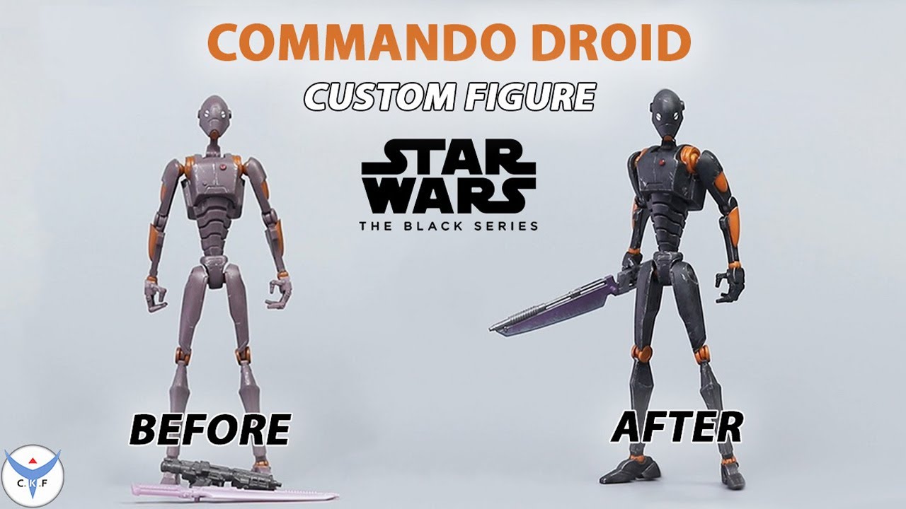 The Black Series Commando Droid - Figure Fix 02