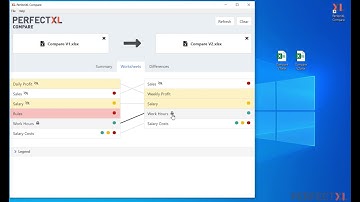 Compare 2 Excel Files with PerfectXL Compare