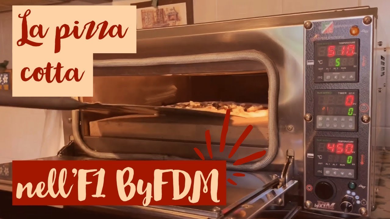 La pizza cotta nel forno Effeuno ByFDM - YouTube