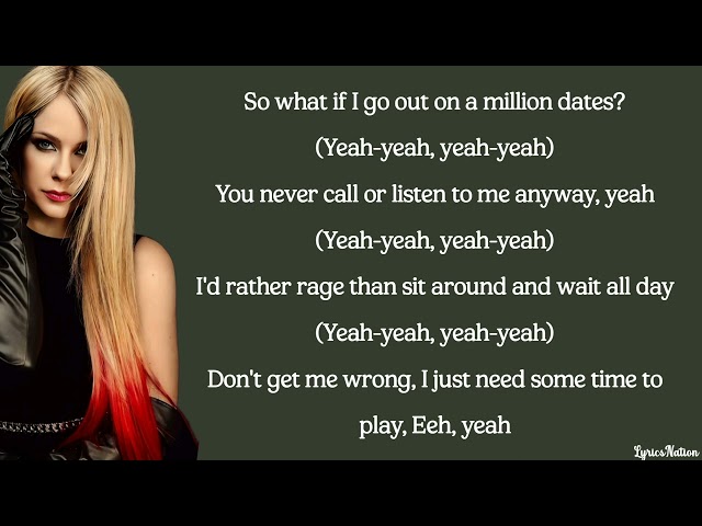 Avril Lavigne - What The Hell (lyrics) class=