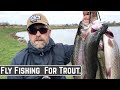 Fly fishing for trout in suffolk with the rigged and ready x5 travel rod  1st day of spring