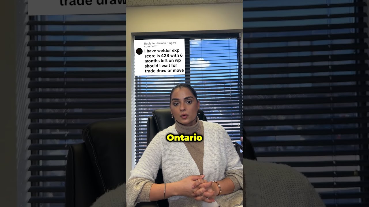 Q A Skilled Trade PNP Draw Part 1 OntarioPNP SkilledTrades ExpressEntry WelderOccupation