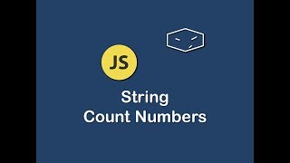 string count numbers in javascript