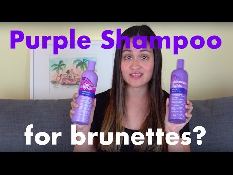 Video: Vai brunetēm ir nepieciešams violets šampūns?
