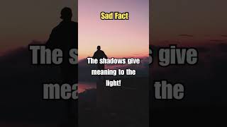 Finding Meaning in the Shadows! 🌦️ #facts #shorts #light #joy