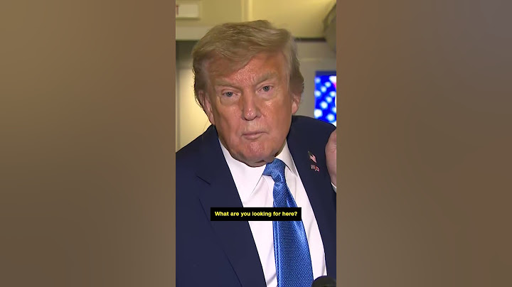 Trump tells CNN reporter why he left G7