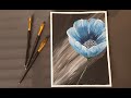 Easy Acrylic Painting | Flower Painting | Fiore Dipinto Con Colori Acrilici