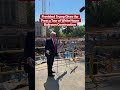 JUST NOW: President Trump just gives press a look inside the White House ballroom construction