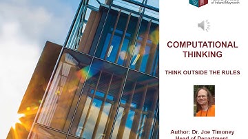 Computational Thinking Maynooth University Open Day 2020