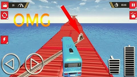 Impossible Bus Driving - Mega Ramp Racing Beta- Bus Game - Android GamePlay