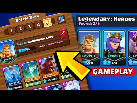 NEW MARCH UPDATE! 2 NEW HEROES with GAMEPLAY (NEW RARITY) | Clash Royale Concept