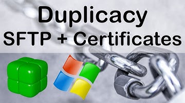 Tutorial: connect your storage with SFTP to duplicacy by using certificates in Windows