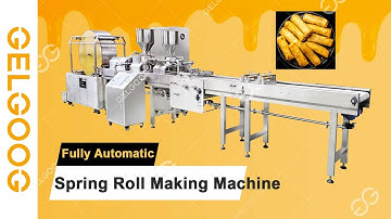 4000 pieces/h Automatic Spring Roll Making Machine