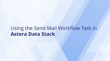 Send Mail Workflow Task in Astera Data Stack