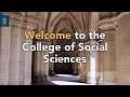 Welcome to the college of social sciences