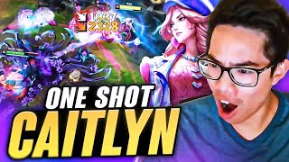I can literally kill someone with 1 auto attack on Caitlyn