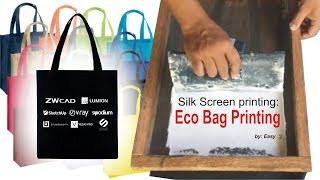 Silkscreen Printing - Eco Bag Printing