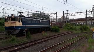 4073レ　EF65-2083【赤プレ】+海上コンテナ　　新A71　東京タ～宇都宮タ　